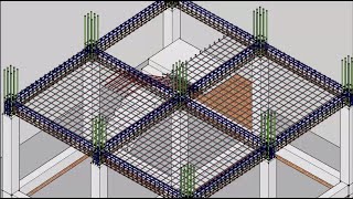 Animation video for superstructure reinforcement and concreting of RCC building