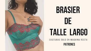 Como Hacer Un Brasier De Talle Largo