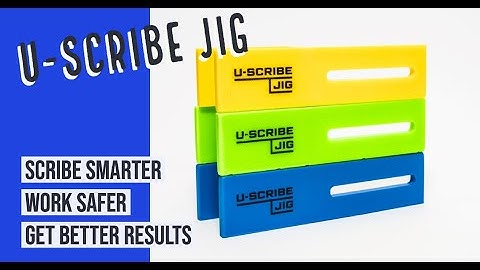 Scribing Fillers Using U-Scribejig