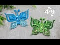 3D Бабочка 🦋 Как сделать Бабочку из глиттерного фоамирана 🦋 EVA Foam sheet 🦋 DIY HANDMADE