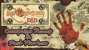 Red Hand of Doom - Recap & Post Mortem