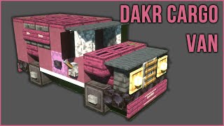 Minecraft Tutorial: How to Make a Van (Dakr Cargo)