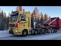 Silvasti Wind turbine towertransport Sweden