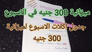 ميزانية اسبوعية بالمينو اعرفي احتياجاتك و مشتريات الاسبوع
