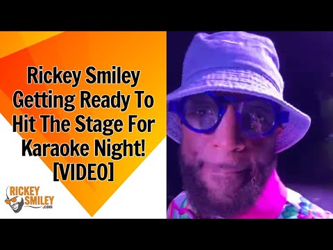 Rickey Smiley Getting Ready To Hit The Stage For Karaoke Night