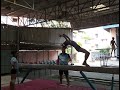 U-12 WAG , back flip back salto on beam with help