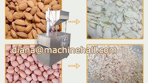 Peanut Slice Cutting Machine|Peanut Slicing Machine Video
