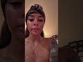 Girl tik tok burping