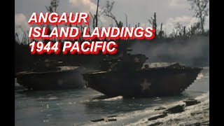 Angaur Island Landing - Pacific 1944 [ WWII Documentary ]