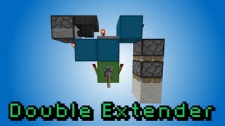 Downward Double Extender [Smallest] - Minecraft 1.7 Redstone Tutorial
