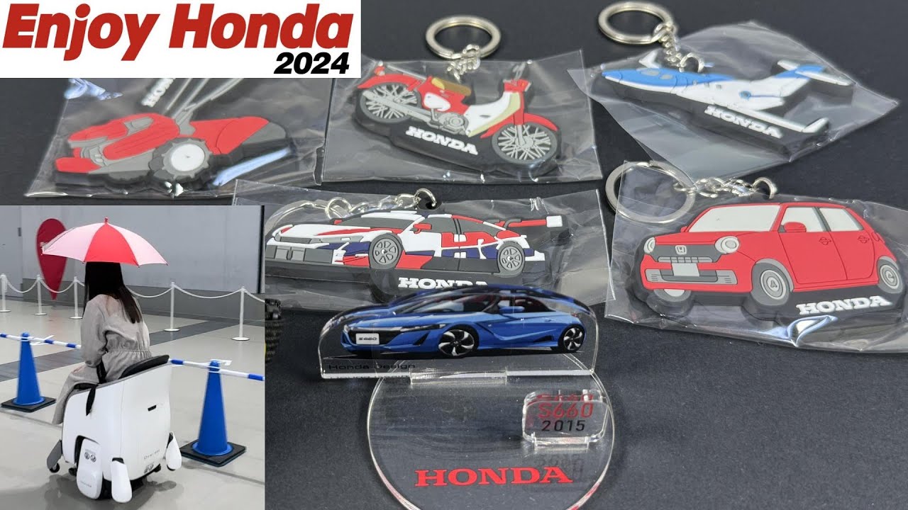 Enjoy Honda] Exclusive Honda event merch! Keychains featuring