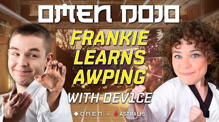 dev1ce teaches Frankie Ward how to AWP | OMEN DOJO...
