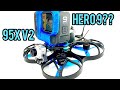 Beta 95x v2 - 2.5" micro pusher drone - can it carry Gopro Hero 9? Betafpv 95xv2