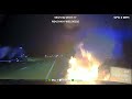 Motorcycle starts on fire after biker tries fleeing ASP Trooper Dakota Davis on 09/21/22