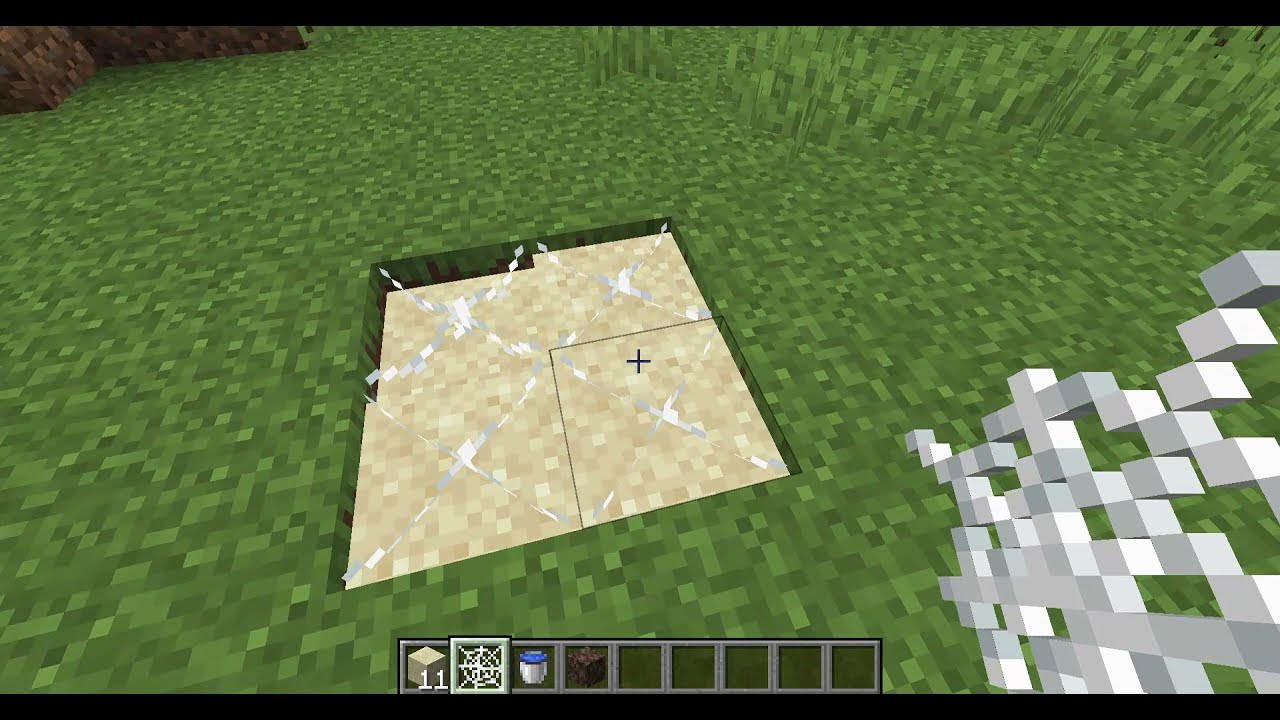 How to make quicksand minecraft tutorials youtube