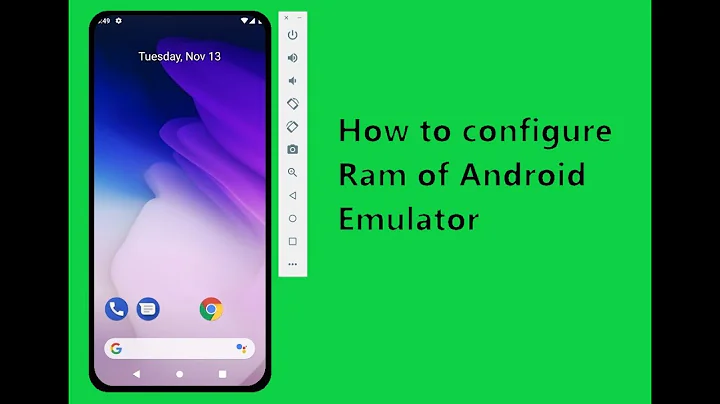 How to create Android Emulator with custom RAM and Heap