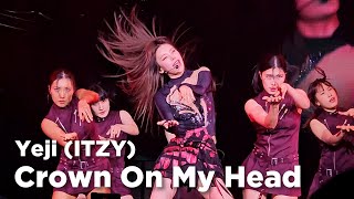 [4K] 240316 Yeji (ITZY) - Crown on My Head (Solo Stage) @Born to be World Tour in BANGKOK Resimi