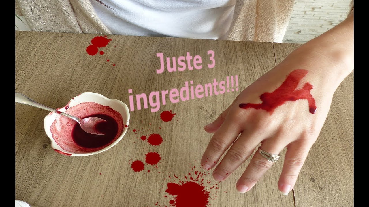 Comment Faire Du Faux Sang Halloween Diy Tuto Youtube