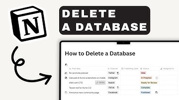 How  to Delete a Database in Notion | Notion Tutorial (2025)