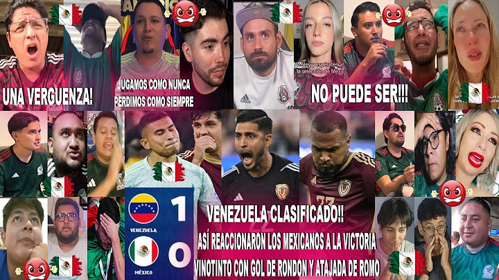 ASÍ REACCIONARON LOS MEXICANOS AL VENEZUELA 1-0 MÉXICO CON GOL DE RONDÓN Y EL PENAL ATAJADO POR ROMO