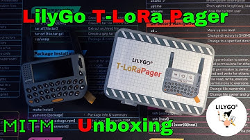 LilyGO T-Lora Pager Review & First Impressions | ESP32 LoRa, GPS, NFC & Full QWERTY Keyboard