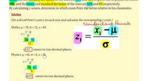 LC HL measures of relative standing (Z scores)