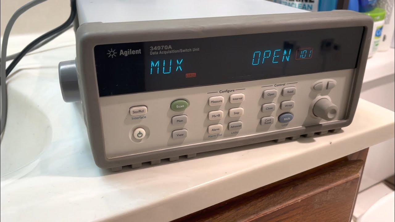Agilent 34970A Data Acquisition/Switch Unit Logger 34901A DAQ Multiplex