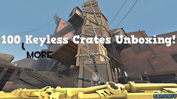 TF2 - 100 MORE Keyless Crates Unboxing + Unusual Unboxing! [FACECAM]