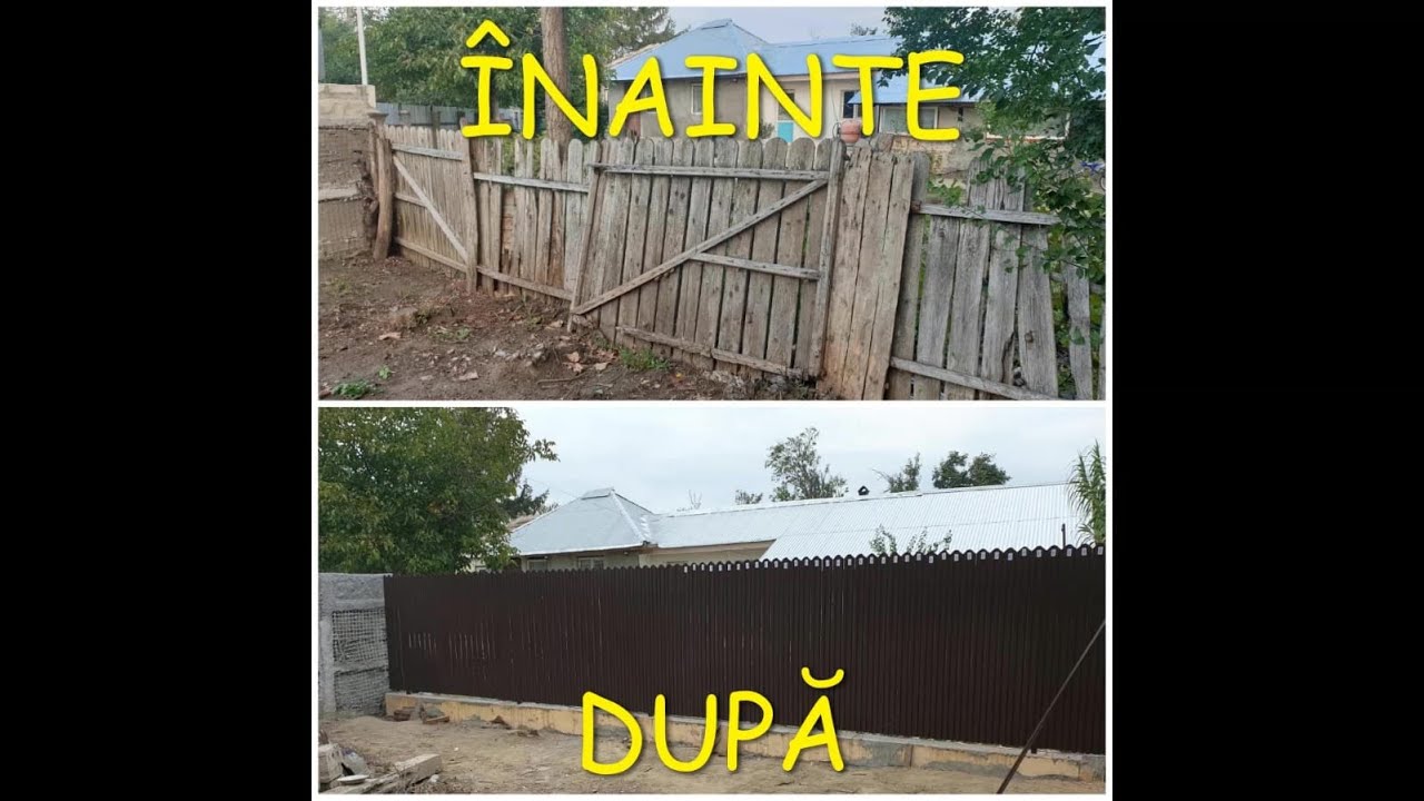 Gard din sipca metalica