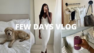 FEW DAYS VLOG | getting back into routine, dog sitting, favorite recipes &amp; vacation prep