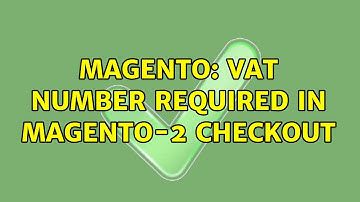 Magento: vat number required in Magento-2 checkout