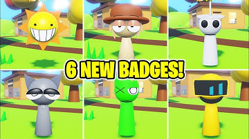 (FALL UPDATE!) 3D SPRUNKI RP AND ANIMATIONS - How to get ALL 6 NEW BADGES!! NEW UPDATE! (ROBLOX)