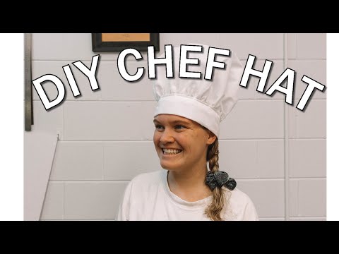 Video: How To Sew A Chef Hat