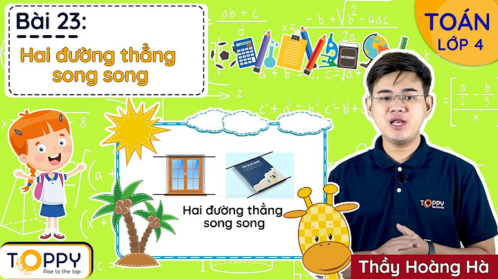 Hai đường thẳng song song toán lớp 4