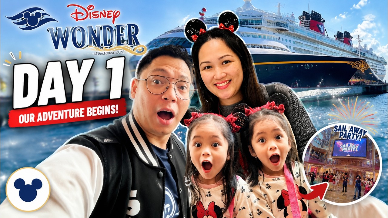 Filipino Family Life in Australia | Our Disney Wonder Cruise Adventure Begins! | Embarkation Day