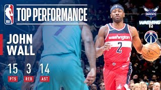 John Wall Was Percolating In His Return! 15 Pts & 14 Asts!