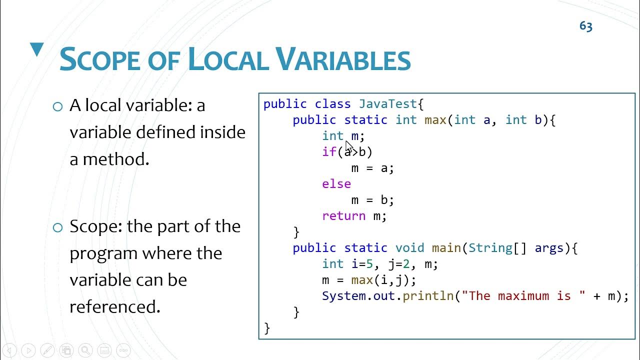 Scope of Local Variables - YouTube