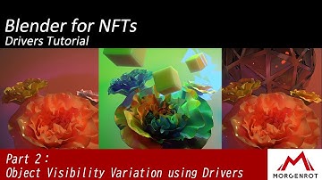 Blender for NFTs - Part 2 - Object Visibility Variation using Drivers