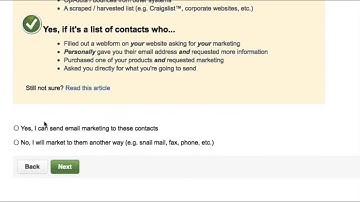How do I import a list of contacts