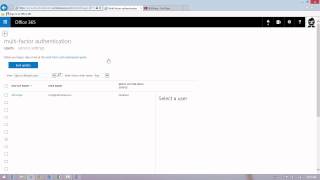 Enable or Disable Multi-Factor Authentication for Office 365 Users - YouTube