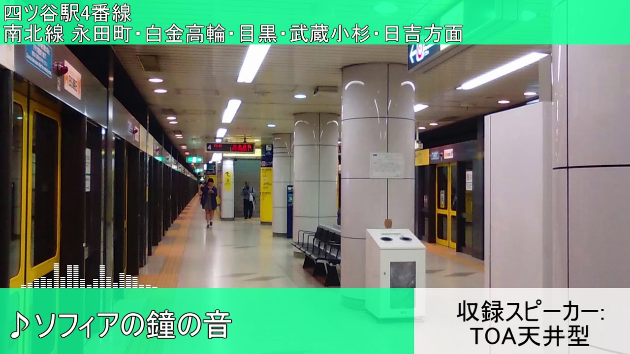 線の音楽 Tokyo Metro Namboku Line Departure Sign Sound Collection