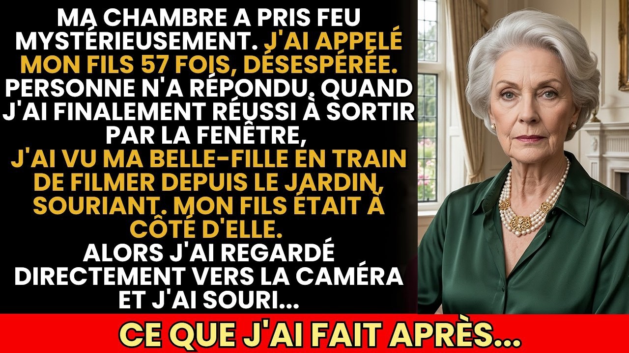J’ai fui ma chambre en flammes par la fenêtre… puis j’ai découvert pourquoi ma belle-fille filmait
