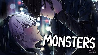 「Nightcore」 Monsters - All Time Low ft. Demi Lovato & blackbear ♡s