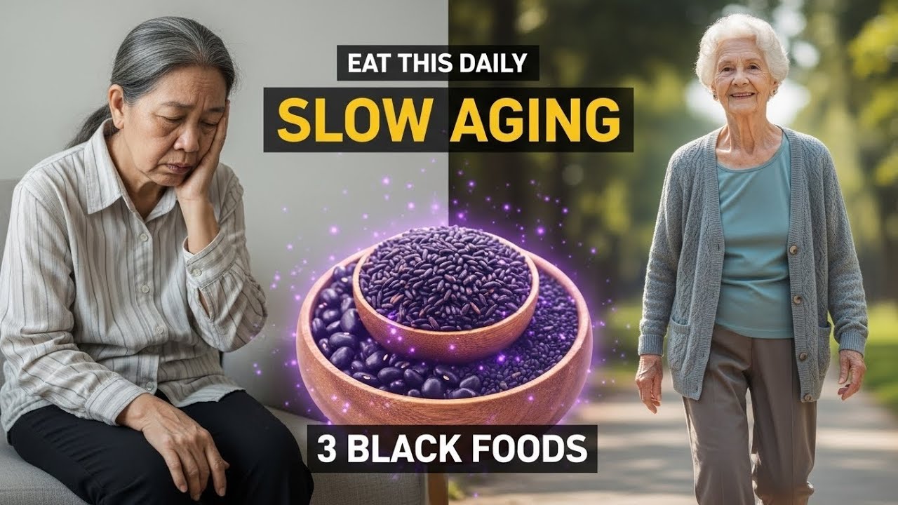 “Three Blacks” Longevity Secret: Eat This Daily to Slow Aging, Boost Energy & Stay Sharp Naturally