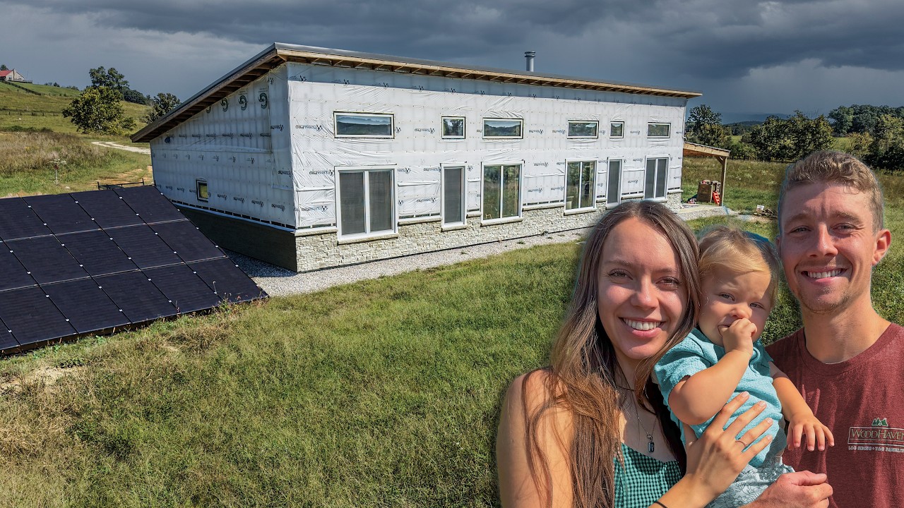 Our Off Grid Home Is Coming to Life - Stone Siding