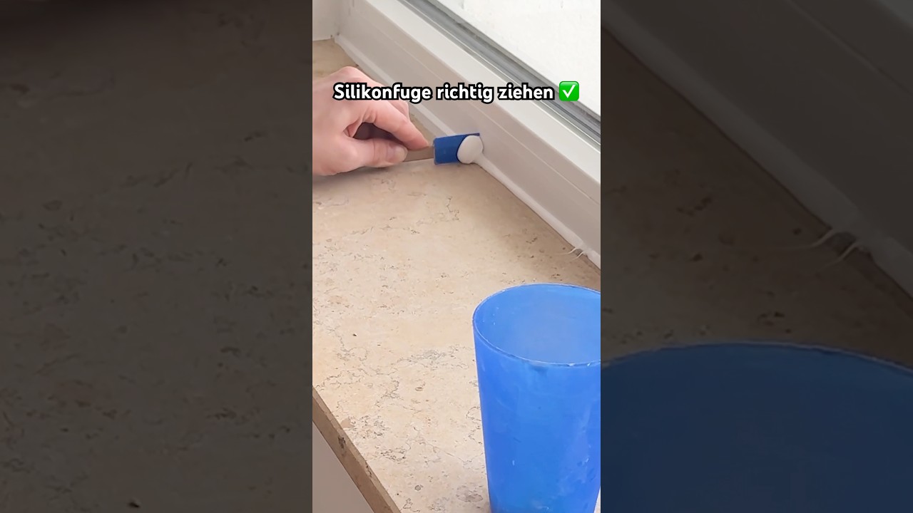 Silikonfuge richtig ziehen für Anfänger und Heimwerker ✅