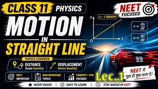 //MOTION IN STRAIGHT LINE /DISTANCE AND DISPLACEMENT /NEET2027 /CBSE 11/#cbse11 #PHYSICS//