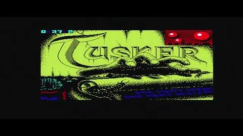 Tusker - Zx Spectrum +2 (Full Cassette Tape Loading & Gameplay)