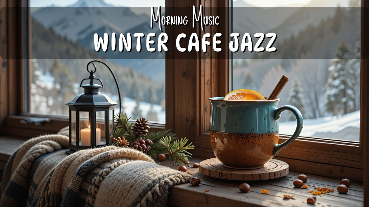 Winter Cafe Jazz ☕❄️ Soothing Bossa Nova & Soft Piano Music to Brighten Your Morning