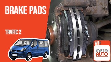 How to replace the front brake pads Trafic mk2 🚗